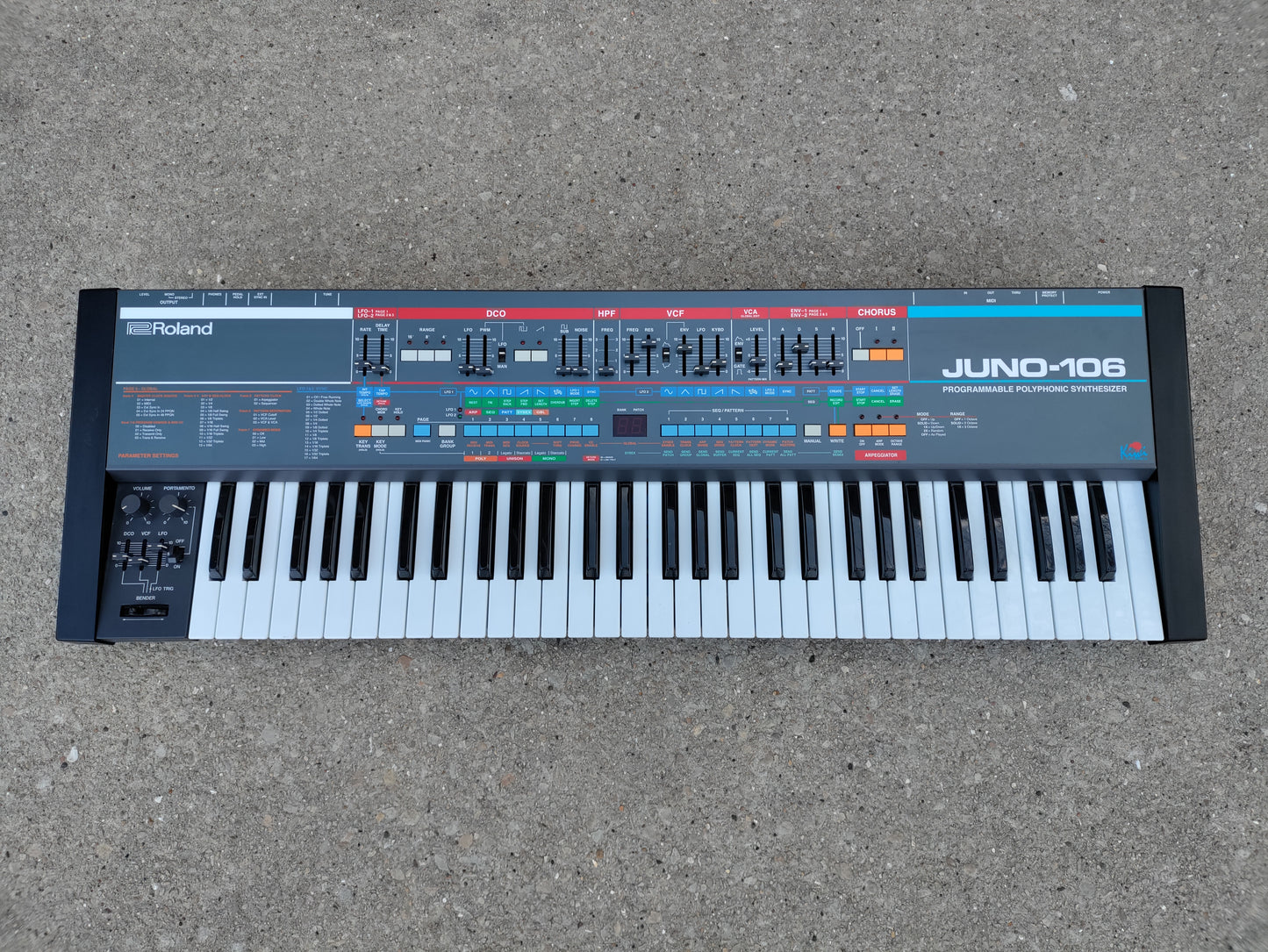 Roland Juno 106 w / KIWI 106 MOD Refurbished