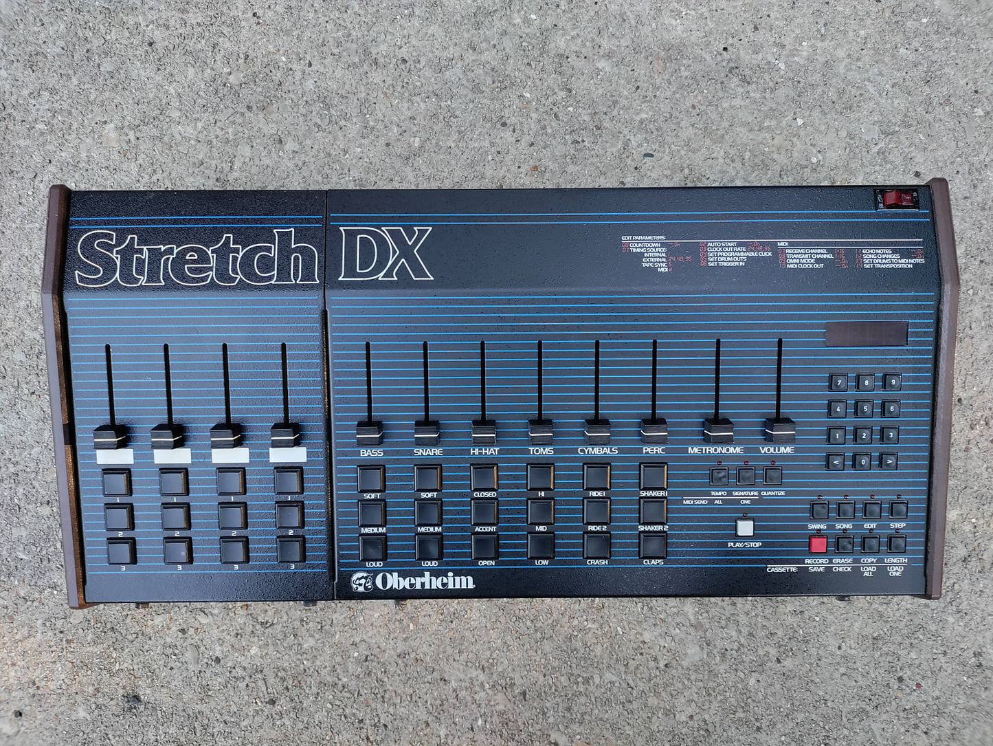 Oberheim Stretch DX Drum Machine